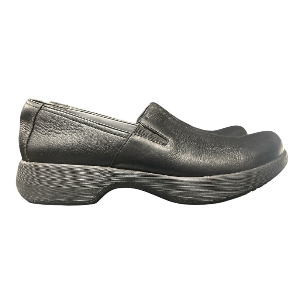 Dansko Winona Clogs Slip-on Comfort 7501360200 Black Leather EU 40 Women's 9-9.5 - Picture 1 of 7